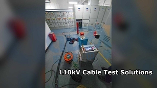 Prueba de voltaje soportado de cable de 110 kV