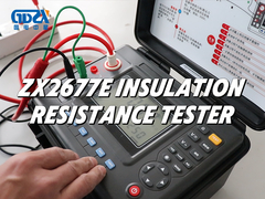 ZX2677E+ Probador de resistencia digital de aislamiento de alto voltaje para prueba de capacitancia