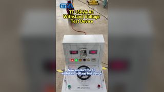 Dispositivo de prueba de voltaje soportado de CA TC-15kVA