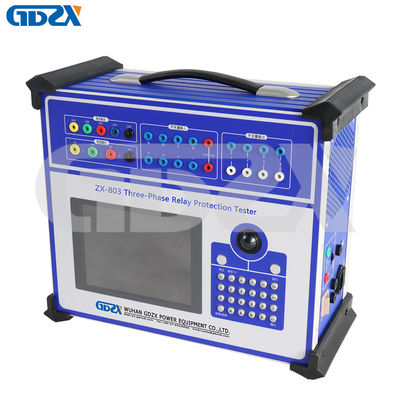 ZX-803 Certificado CE Venta directa de fábrica ZX-803 Tester de protección de relé portátil de microcomputadora