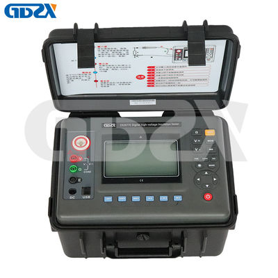 ZX2677E portátil 10KV Tester de resistencia al aislamiento digital A prueba de golpes con pantalla LCD