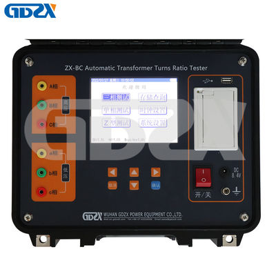 La gama automática equipo/1-10000 de prueba del transformador de poder de ZX-BC da vuelta al metro de prueba de ratio